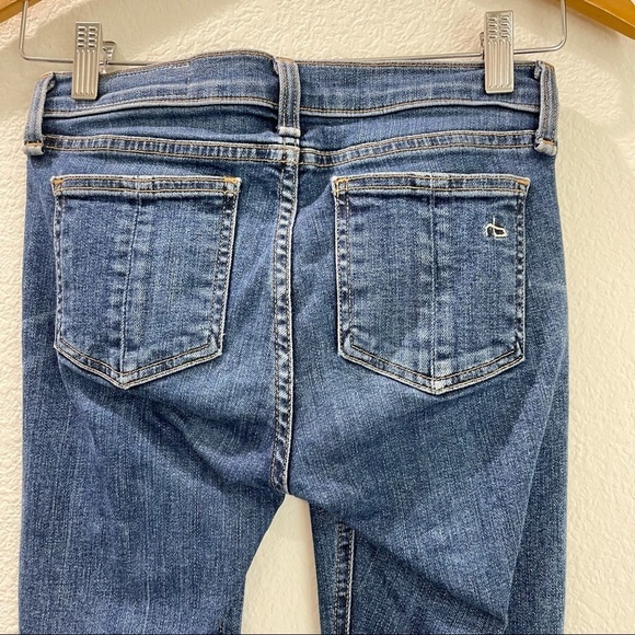 RAG & BONE Skinny Raw Hem Capri Jeans in Sonoma Size 24 - Picture 8 of 12